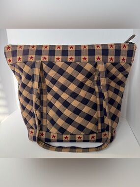 Quilted Americana Large Villager Tote Bag by Park Designs